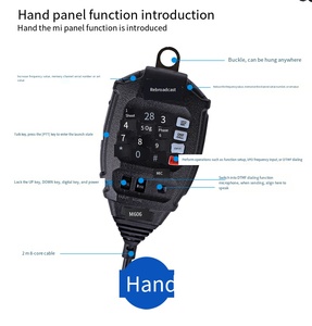 606 Tần số điều chế thu phát vô tuyến di động Xe Trạm không dây siêu cao thu phát tần số - Product Image 4