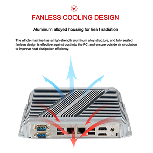 Zeroone günstiger Computer embedded fanless PC Quad Core Mini J4125 Fanless Mini PC Linux Win11 Embedded Computer - Product Image 6