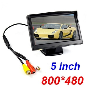 Sistema de pantalla LED HD para salpicadero, asistente de marcha atrás, monitor de visión trasera de 5 pulgadas - Product Image 2