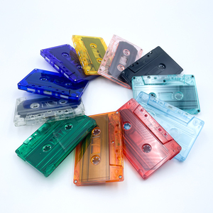 促销定制音频印刷透明盒包装盒式磁带盖 - Product Image 5