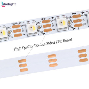 Akıllı RGBW SK6812 LED şerit 5V 60 LEDs/m adresli, App kontrolü, kapalı ve açık kullanım - Product Image 2