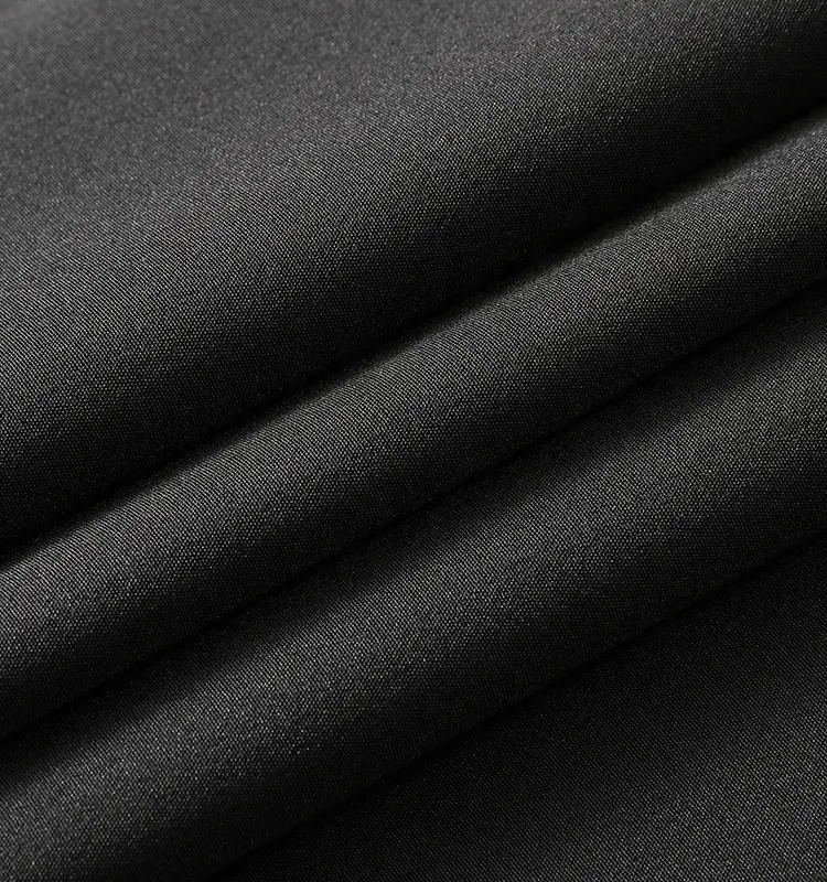Spor ve pantolon için yüksek kaliteli 40D esneklik düz Polyester/naylon spandex kumaş