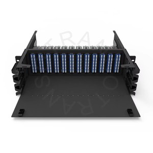 Panel de conexión de fibra óptica de alta densidad de empalme 3RU serie FM 12X casetes cargados Fusible 4G/3G/5G 24 Core FTTH SC FC - Product Image 5