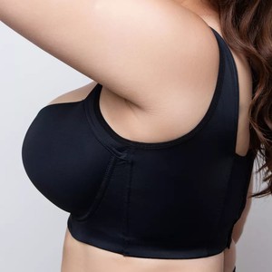 Stokta kadın iç çamaşırı <span class=keywords><strong>b</strong></span>üyük boy dikişsiz balenli sutyen Push up spor sutyen artı boyutu sütyen