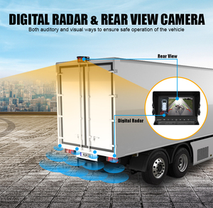 Factory Auto Truck <strong>Reverse</strong> Assistant <strong>Backup</strong> Radar Detector Camera Monitor Car Parking <strong>Sensor</strong> with 4 / 8 <strong>Sensor</strong> for Large Vehicle - Product Image 2