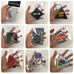 Bán Buôn Khuyến Mại Lâu Dài Mùi Hương Tùy Chỉnh Thiết Kế Giấy Xe Làm Mát Không Khí Khác Nhau Có Mùi Treo Xe Không Khí Hương Thơm Logo - Product Image 2