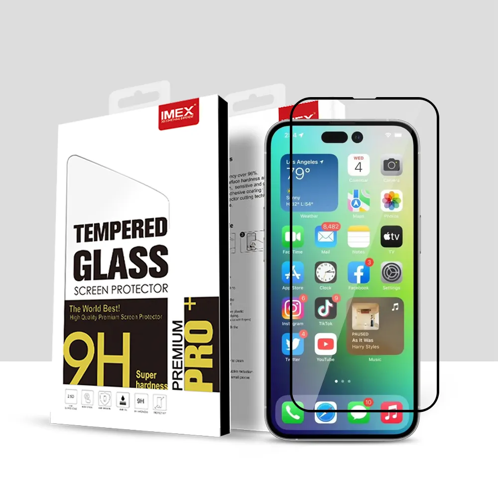 2023 9D 18D 21D стекло для iPhone 14 12 13 Pro mini пленка для экрана телефона закаленное защитное стекло Защита экрана