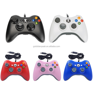 PC oyun Mando manddor Manette için XBOX 360 Joystick denetleyicisi için titreşim motoru ile USB kablolu Gamepad - Product Image 1