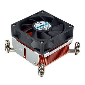 LGA2011 square 2066 Pure Copper <strong>1U</strong> and up Server Cpu Radiator Copper Industrial Computer Cpu <strong>Heatsink</strong> - Product Image 2