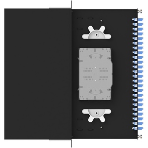 Panel de conexión de fibra óptica rentable de cajón de acero laminado en frío de alta densidad para conectores LC MPO Uso FTTH - Product Image 6