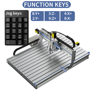 Mini máquina Cnc de alta calidad, enrutador Cnc 6090, máquina Cnc de escritorio de 3/4 ejes, fresadora de Metal, 1500W, 2200W, Software Mach3 GRBL - Product Image 3