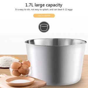 Güçlü 7 hız karıştırıcı 3 in1 tezgah mikseri hamur kanca elektrik el yiyecek mikseri - Product Image 3