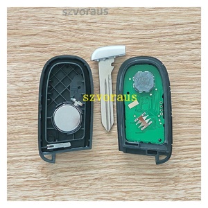 รีโมทกุญแจรถอัจฉริยะสำหรับ Jeep 3 + 1 4ปุ่มกุญแจอัจฉริยะ433 MHz ID 46ชิป M3N40821302 - Product Image 3