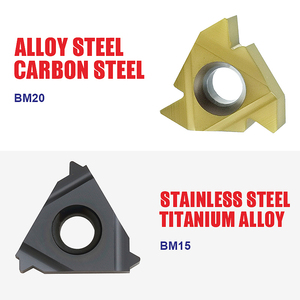 Utensili per filettatura tornio a controllo numerico 16ER/IR AG60/AG55 inserti per filettatura carburo di tungsteno per acciaio inossidabile - Product Image 5