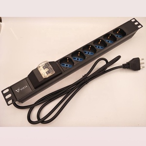 19' 8ways Italian <strong>Type</strong> Horitonal <strong>Network</strong> Cabinet Rack Mount PDU with <strong>Switch</strong> - Product Image 2