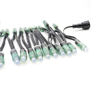 12MM indirizzabile RGB LED Pixel modulo digitale sogno colore diffuso con filo nero IP68 luci di grondaia - Product Image 1