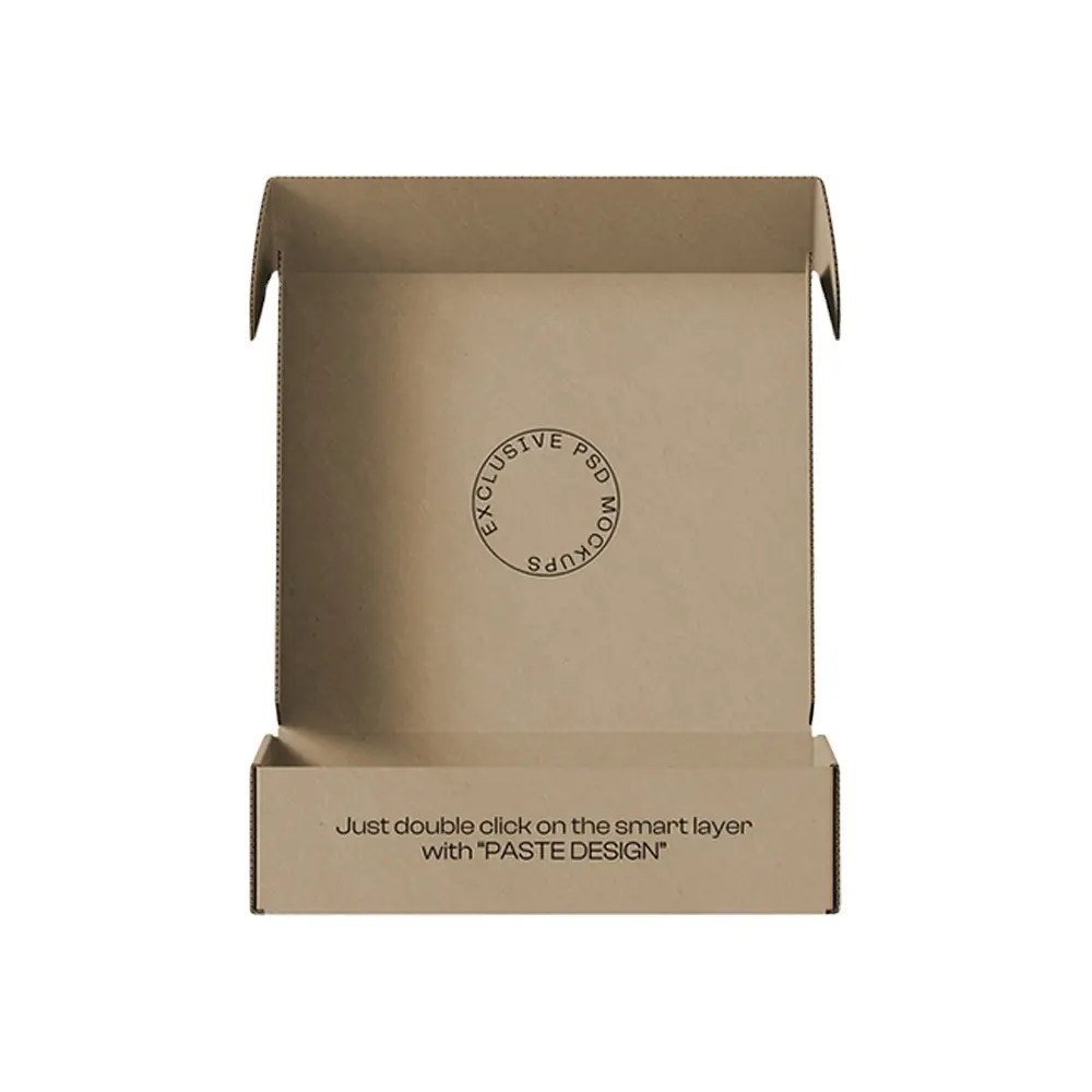 Роскошный индивидуальный логотип экологически чистый цветной маленький картонный упаковочный бумажный самолетик гофрированный Подарочный ящик почтовый ящик