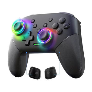 Data Frog Wireless <strong>Controller</strong> for Nintendo Switch OLED/LITE/PC Console Pro Gamepad with Programmable Turbo <strong>Function</strong> RGB Light - Product Image 1
