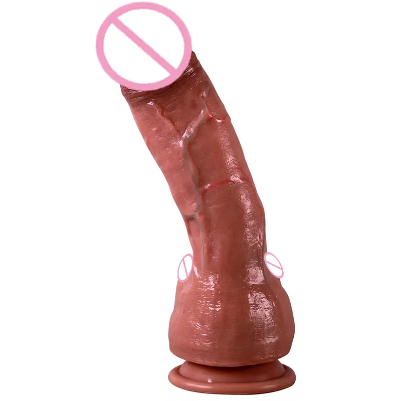 Dildo realistico per le donne Huge10 pollici grande Dildo liquido Silicone doppio strato giocattoli del sesso per le donne uomini lesbiche