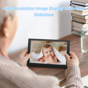 Marco de pantalla de visualización inteligente de uso sin conexión de 10,1 pulgadas, marco de reloj de reproducción de fotos en bucle para amigos - Product Image 3