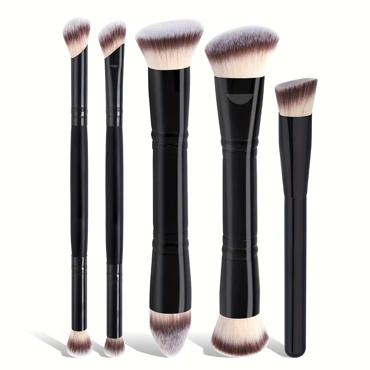5pcs black brush set