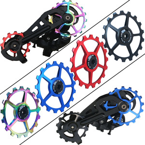 10T 11T 12T 13T 14T 15T 16T 17T MTBロードバイクリアデライラープーリーローラーセラミックベアリングガイドジョッキーホイール<span class=keywords><strong>Shimano</strong></span>用