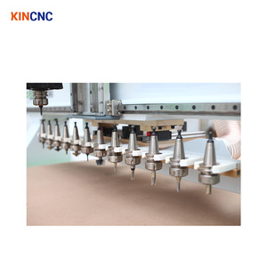 KINCNC เครื่องหัวไม้อัตโนมัติหลายแกน,เครื่องตัดไม้มัลติหัวเราเตอร์ Cnc สำหรับตัด Mdf - Product Image 3