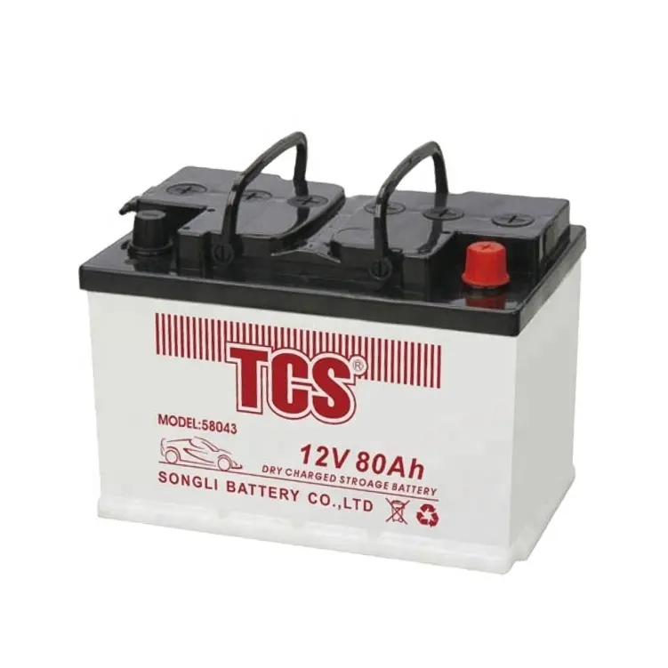 Vendita calda 12v 80ah auto ibrida batteria per la vendita/din standard di batteria auto per il mercato Euro