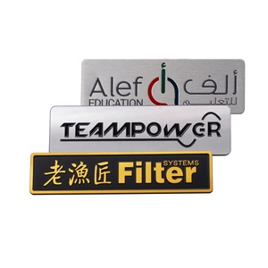 กำหนดโลโก้ของคุณสลักและพิมพ์แผ่นป้ายเพื่อแยกชื่อตัวละคร - Product Image 1