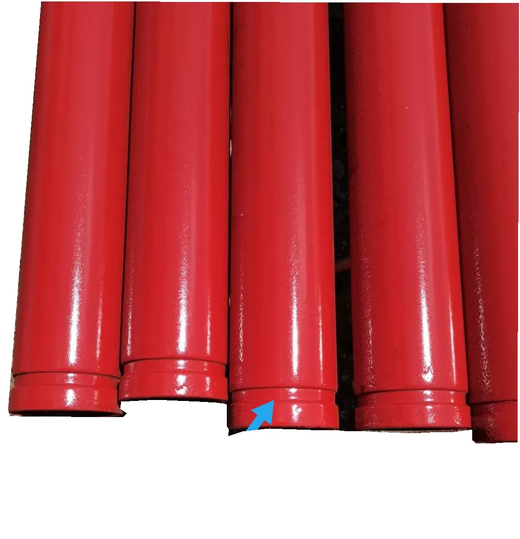 Material de lucha contra incendios Rojo pintado sch10 soldadura acero al carbono rociador de incendios tubo/tubo precio