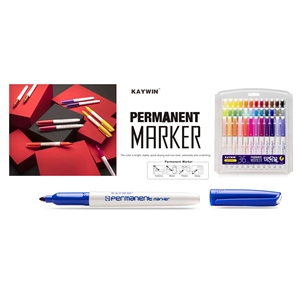Farklı yüzey mermi ucu için çok renkli kalıcı belirteçler alkol bazlı mürekkep çabuk kuru yazma - Product Image 4