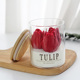 Paquet simple de 3 tulipes rouges