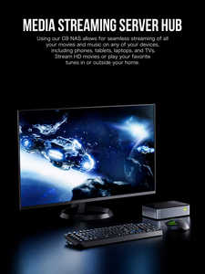 Mini PC para juegos Intel Twin Lake N150 12GB LPDDR5 1TB SSD Win 11 Pro Mini PC Lunix Desttop Computadora con 4 ranuras SSD - Product Image 6