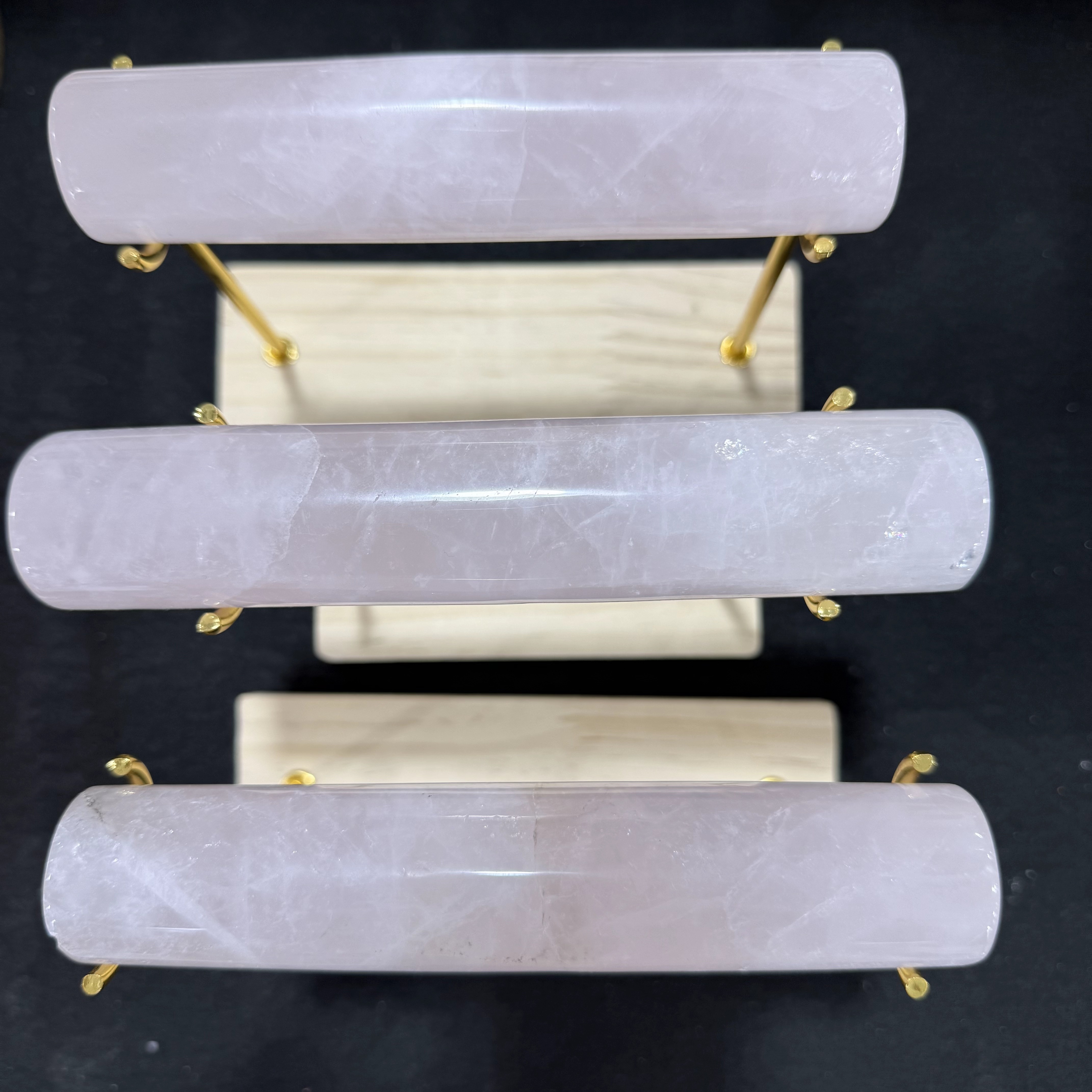 Bâton rond quartz rose rose