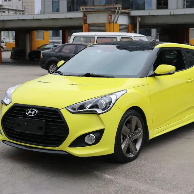 صفقة عبر الإنترنت سيارات Hyundai Veloster 2012 مستوردة من كوريا زر تشغيل 1.6T سيارات مستعملة رخيصة السعر