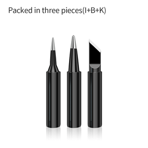 3 adet 900 I B K lehim kaynak ipuçları Ponta de Solda siyah altın çelik Hakko alaşımlı havya ipuçları tamir atölyeleri - Product Image 2