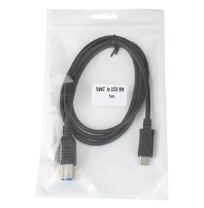 สายต่อ Type-C3.1 USB สีดำสำหรับต่อกับ USB 3.0พอร์ตสี่เหลี่ยมสำหรับเครื่องพิมพ์พอร์ตสี่เหลี่ยมชาร์จเร็ว - Product Image 3