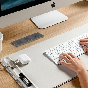 Çok fonksiyonlu İngiltere gömme duvar fişi monte güç çıkışı 65W masaüstü dalgalanma koruyucusu güç şeridi soket ofis masası USB soket - Product Image 6