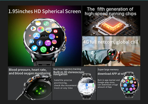 H18 4G Lte tarjeta SIM Android NFC pay pulsera 3 + 32GB memoria Play Store reloj inteligente posicionamiento GPS Cámara videollamada SmartWatch