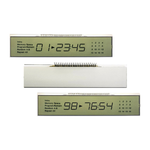 Benutzer definierte Segment LCD-Anzeige Günstiger Preis Elektrisches Motorrad Instrument LCD 7 Monochrom Segment LCD-Anzeige - Product Image 2