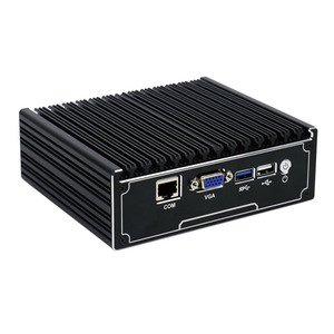 MINI Embedded BOX PC Intel Celeron J1900 CPU Rj45 COM / 4 LAN Port kleiner pcfan loser Mini-PC 12v x86 industrielles Linux - Product Image 3