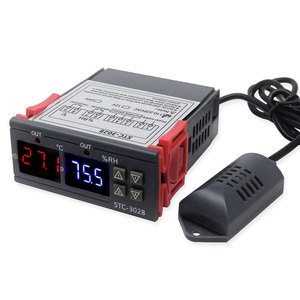 Termómetro digital higrómetro, termostato, control de temperatura y humedad, controlador STC 3028, CA 110V, 220V, CC 12V, 24V, 2V, 1 unidad