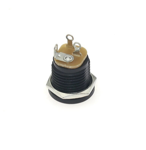 5.5mmx 2.1mm/2.5mm3ピンメスパネルマウントネジナットキットDC電源ジャックDC-022電源ジャック - Product Image 4