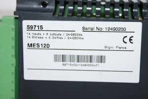 PLCプログラミングコントローラPlc 59715 MES120 IOモジュールSepamシリーズ60 80 14入力6出力 - Product Image 6