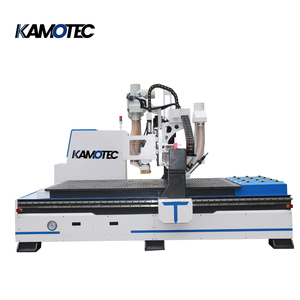 Carga y descarga de alta eficiencia Cnc Nesting 1325 CNC ATC 4 procesos Máquina de fabricación de muebles para procesar marcos de puertas - Product Image 3
