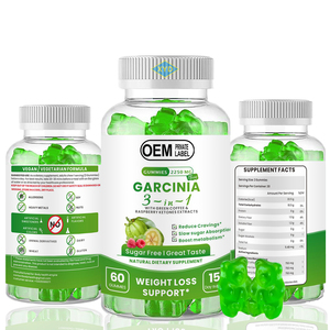 निजी लेबल गार्सिनिया कैंबबोगिया गुम्मस वसा जलने वाली गुम्मस गार्सिनिया कैंबबोगिया सेब साइडर सिरका - Product Image 2