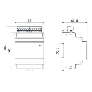 PD194Z-E14三相仪表Modbus TCP/IP通信数字输入输出分析仪实时能量监控 - Product Image 2