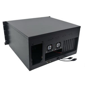 5U rack chasis de control industrial con pantalla de 12,1 pulgadas, teclado, ratón táctil, condensador táctil, pantalla, caja de ordenador - Product Image 4