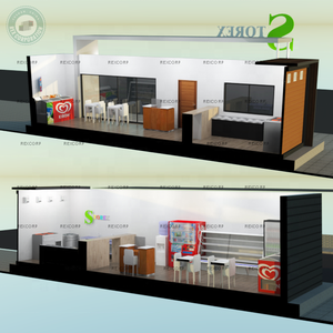חדש Flatpack מיכל חנות חנות קל הרכבה מודולרי טרומי חנות חנות לחנויות סוף גבוה