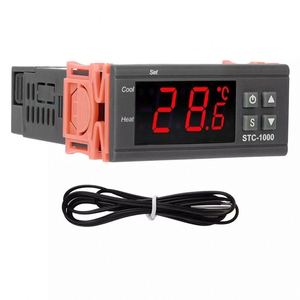 Controlador de temperatura del termostato Digital LCD de 12V CC, para incubadora, termorregulador de dos salidas de relé - Product Image 4